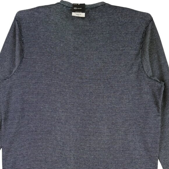 St. Johns Bay Men Super Soft Long Sleeve Crewneck Navy T-shirt Big/Tall 2XLT NWT - Picture 4 of 10